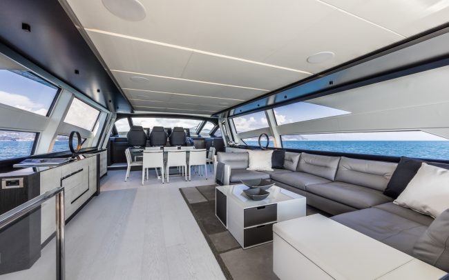 Pershing 9x main deck